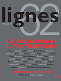 Revue Lignes, no 62